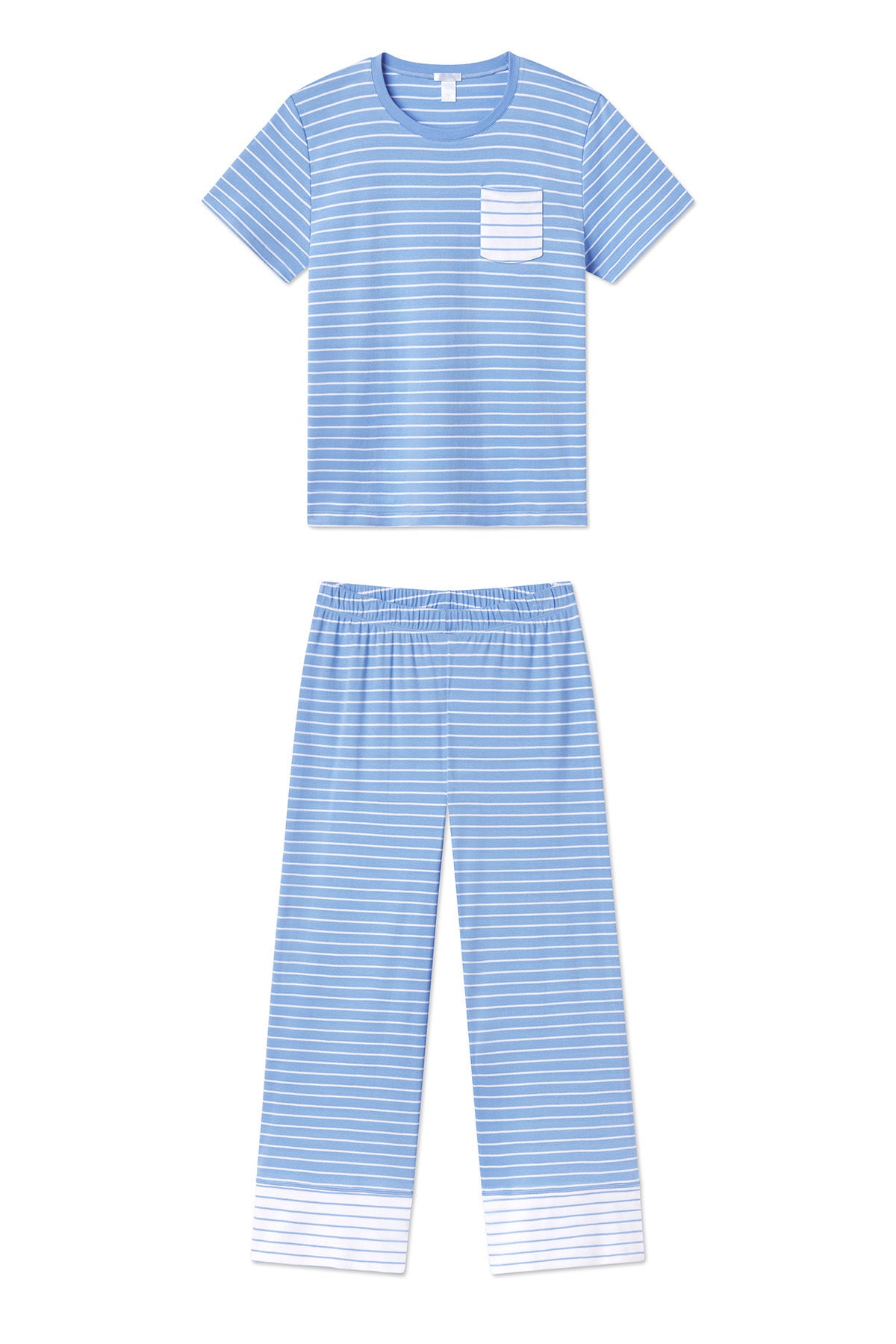 Mixed Baltic Blue Stripe